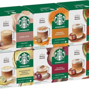 STARBUCKS Nescafé Dolce Gusto White Cup Variety Pack Coffee Capsules